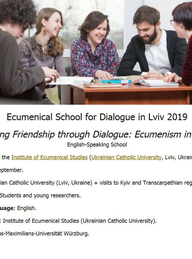 ecumenical school for dialogue lviv bild