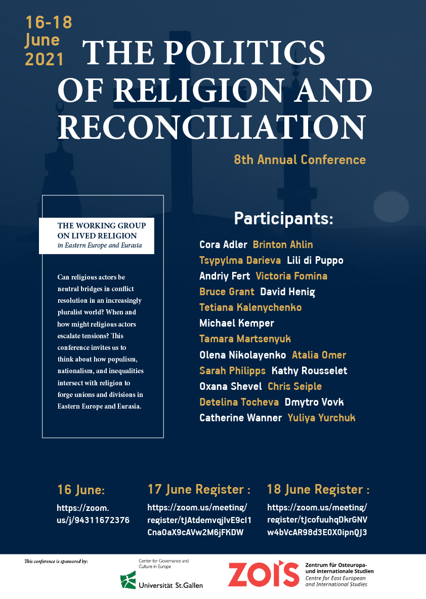 Religion and Reconciliation flyer