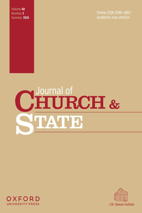 Coverbild: Journal of Church and State 68, 3/2026: The Russian Orthodox Church beyond Russia